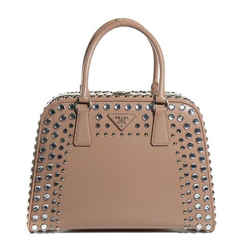 prada saffiano crystal top handle bag square|prada handbags.